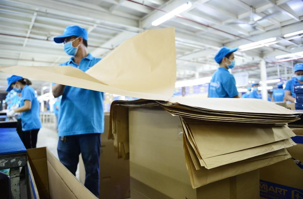 Tap doan Asanzo dung giay tai che thay ni lon boc san pham hinh anh 3 