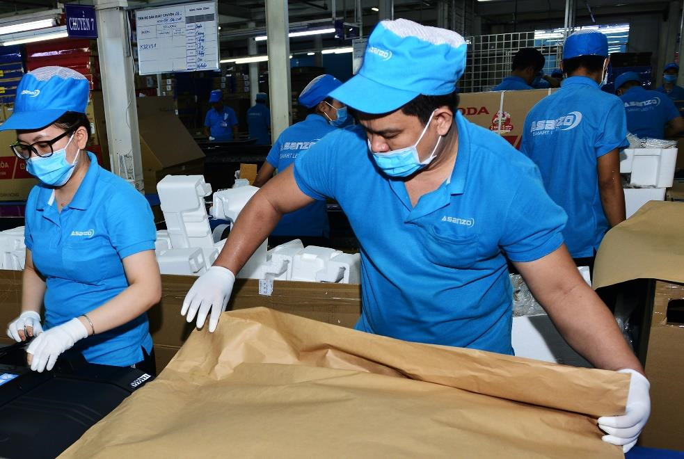 Tap doan Asanzo dung giay tai che thay ni lon boc san pham hinh anh 4 