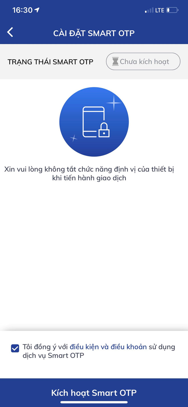 BIDV tich hop Smart OTP tren ung dung SmartBanking hinh anh 2 